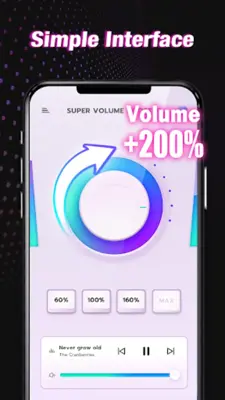 Super Volume Booster android App screenshot 0